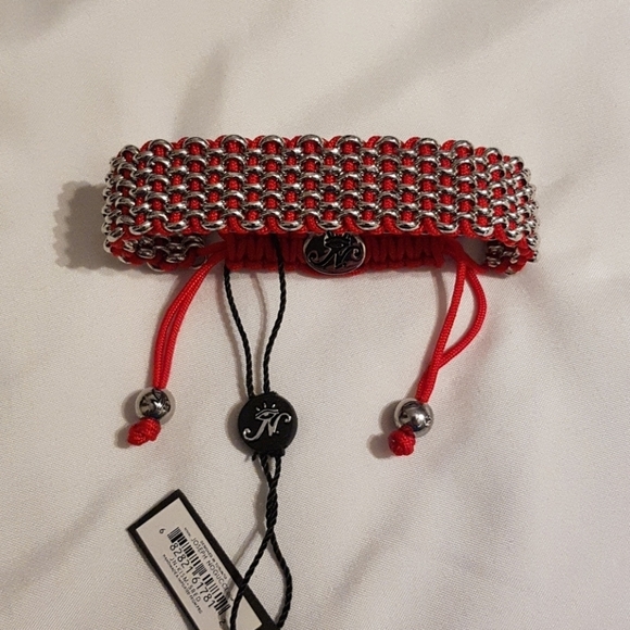 Joseph Nogucci bracelet Kismet red & silver New - Picture 2 of 6